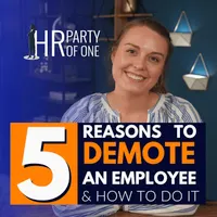 HR Party of One artwork
