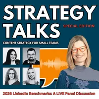 Strategy Talks: Content Strategy for Small Teams artwork