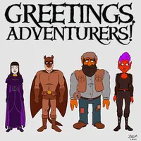 Greetings Adventurers - Dungeons and Dragons 5e Actual Play artwork