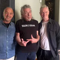 Rockonteurs with Gary Kemp and Guy Pratt artwork