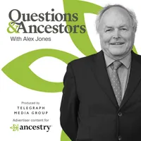 Questions & Ancestors with Alex Jones artwork