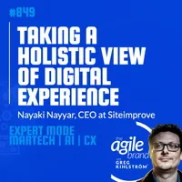 The Agile Brand with Greg Kihlström®: Expert Mode Marketing Technology, AI, & CX artwork