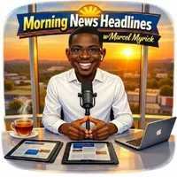 Morning News Headlines w/Marcel Myrick artwork