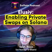 Solfate Podcast - Interviews with blockchain founders/builders on Solana artwork