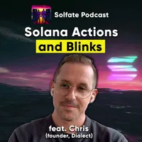 Solfate Podcast - Interviews with blockchain founders/builders on Solana artwork