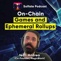 Solfate Podcast - Interviews with blockchain founders/builders on Solana artwork