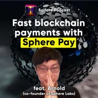Solfate Podcast - Interviews with blockchain founders/builders on Solana artwork