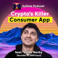 Solfate Podcast - Interviews with blockchain founders/builders on Solana artwork