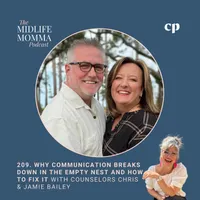 The Midlife Momma Podcast -  Empty nest mom, Parenting adult children, Midlife transition, Christian mom artwork