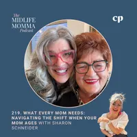 The Midlife Momma Podcast -  Empty nest mom, Parenting adult children, Midlife transition, Christian mom artwork