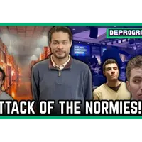 DeProgram with Ted Rall and Jamarl Thomas artwork