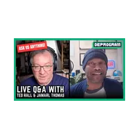 DeProgram with Ted Rall and Jamarl Thomas artwork