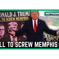 DeProgram with Ted Rall and Jamarl Thomas artwork