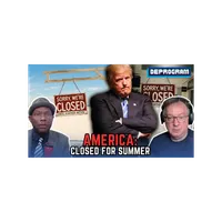 DeProgram with Ted Rall and Jamarl Thomas artwork