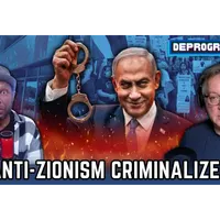 DeProgram with Ted Rall and Jamarl Thomas artwork
