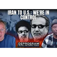 DeProgram with Ted Rall and Jamarl Thomas artwork