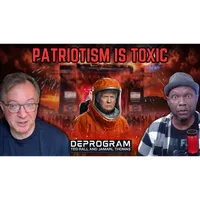 DeProgram with Ted Rall and Jamarl Thomas artwork