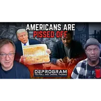 DeProgram with Ted Rall and Jamarl Thomas artwork