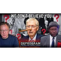 DeProgram with Ted Rall and Jamarl Thomas artwork