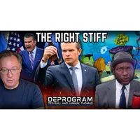 DeProgram with Ted Rall and Jamarl Thomas artwork