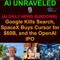 AI Unraveled: Latest AI News, ChatGPT, Gemini, Claude, DeepSeek, Gen AI, LLMs, Agents, Ethics, Bias artwork