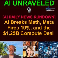 AI Unraveled: Latest AI News, ChatGPT, Gemini, Claude, DeepSeek, Gen AI, LLMs, Agents, Ethics, Bias artwork