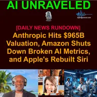 AI Unraveled: Latest AI News, ChatGPT, Gemini, Claude, DeepSeek, Gen AI, LLMs, Agents, Ethics, Bias artwork