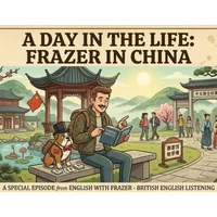 English with Frazer - LEARN NATURAL BRITISH ENGLISH artwork