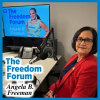 The Freedom Forum with Angela B. Freeman artwork