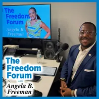 The Freedom Forum with Angela B. Freeman artwork