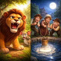 Once Upon A Meow丨Aesop’s Fables from Every Land artwork