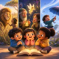 Once Upon A Meow丨Aesop’s Fables from Every Land artwork