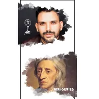 Professor P with Dr.Peykar artwork