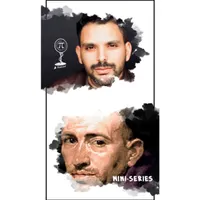 Professor P with Dr.Peykar artwork