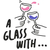 A Glass With artwork