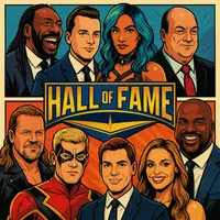 Hall of Fame with Booker T & Brad Gilmore artwork