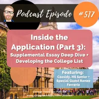 The College Essay Guy Podcast: A Practical Guide to College Admissions artwork