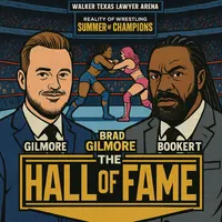 Hall of Fame with Booker T & Brad Gilmore artwork