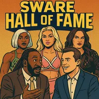 Hall of Fame with Booker T & Brad Gilmore artwork