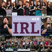 HumanizeHer with Erica Lockheimer artwork