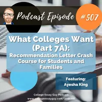 The College Essay Guy Podcast: A Practical Guide to College Admissions artwork