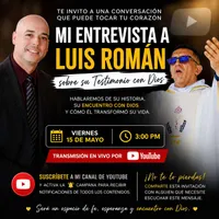 CONOCE AMA Y VIVE TU FE con Luis Román artwork