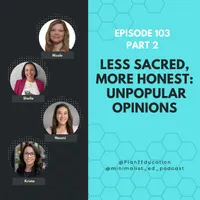 The Minimalist Educator Podcast artwork