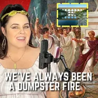Dumpster Fire with Bridget Phetasy artwork