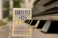 Subtitle artwork