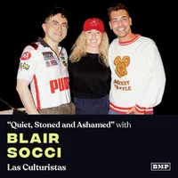 Las Culturistas with Matt Rogers and Bowen Yang artwork