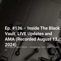 The Black Vault Radio w/ John Greenewald, Jr. artwork