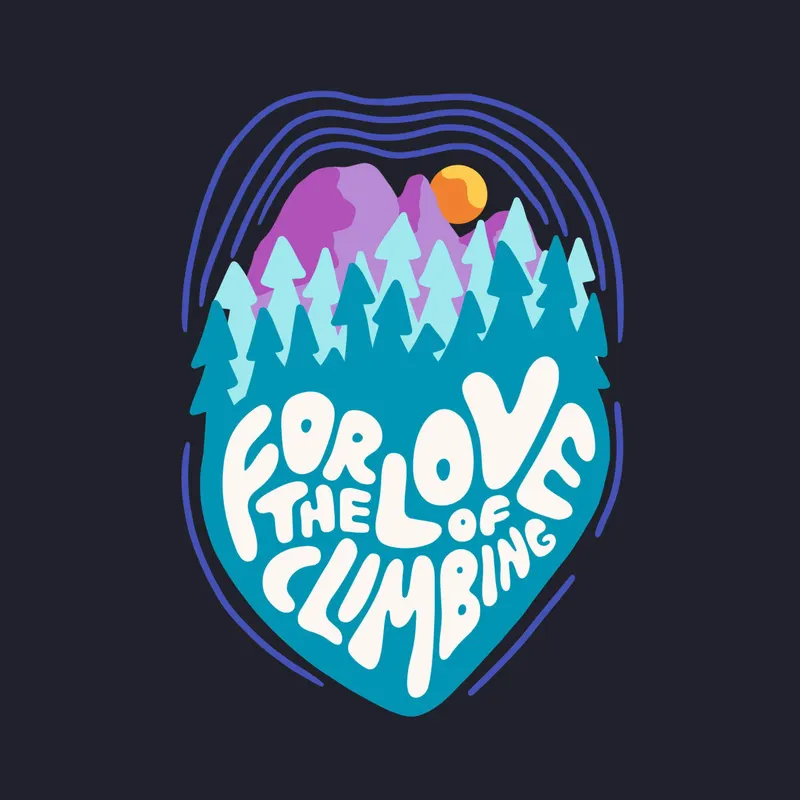 For the Love of Climbing artwork