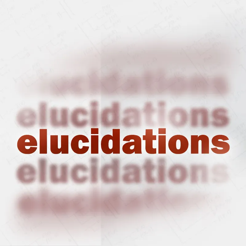 Elucidations artwork
