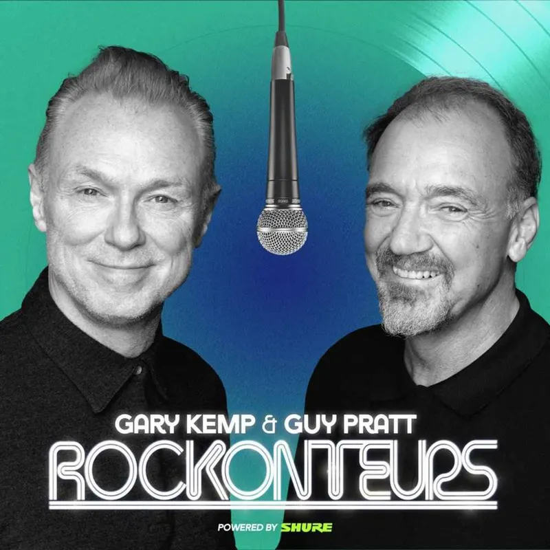 Rockonteurs with Gary Kemp and Guy Pratt artwork